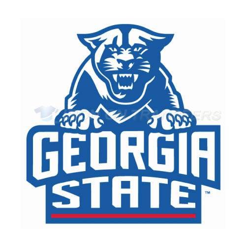 Georgia State Panthers Logo T-shirts Iron On Transfers N4492
